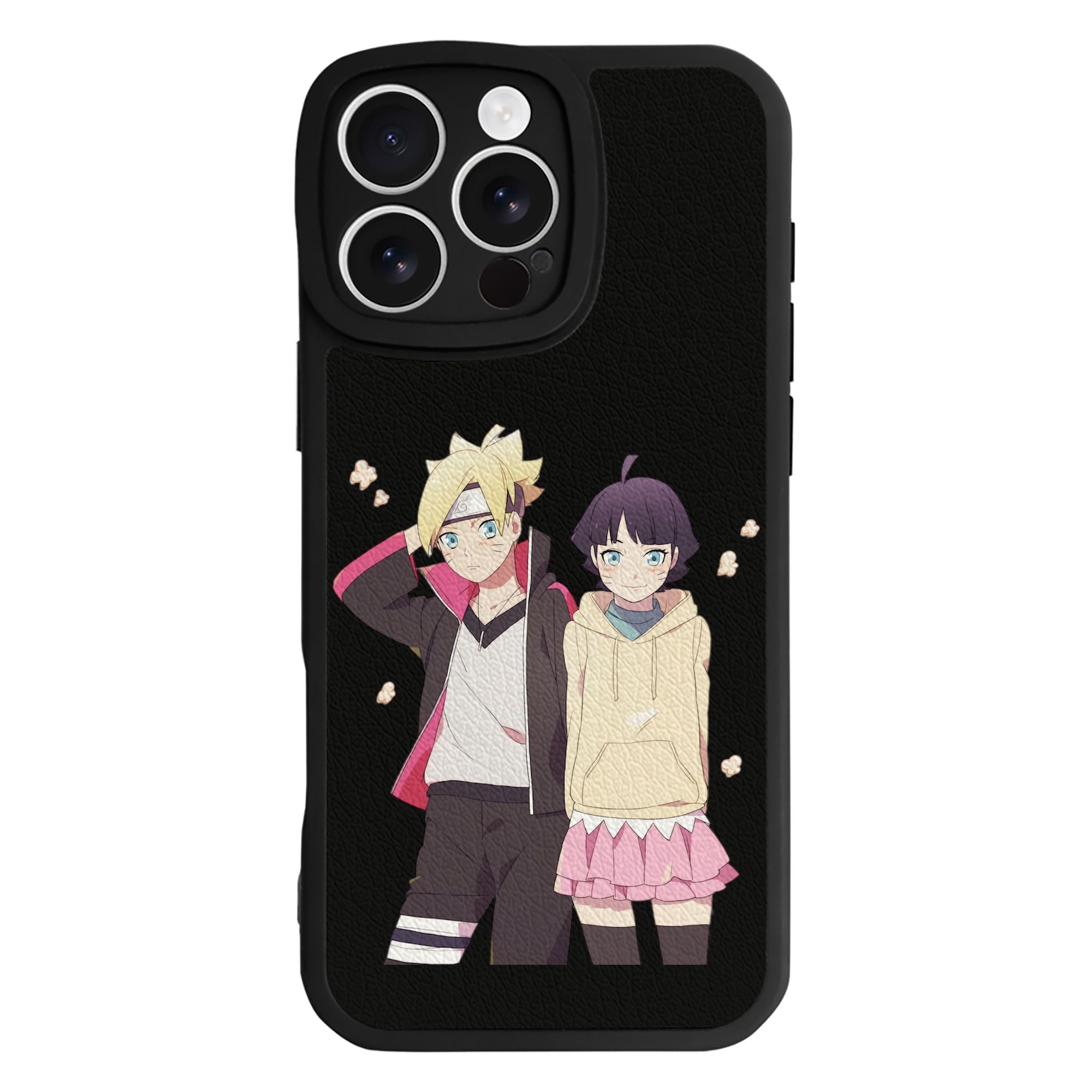 （画像用） NARUTO -ナルト- うずまき ボルト Uzumaki Boruto 【iPhone 16シリーズ対応】シリコンスマホケース（レザー調） 材質：シリコン